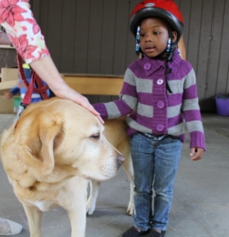 Manny visits children at the Family Relief Nursery